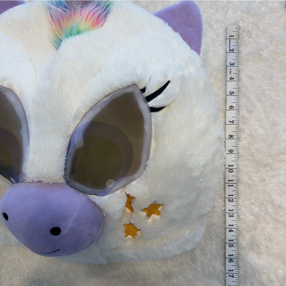 Oversized Cartoon Unicorn Head Mask Unisex Halloween Mask‎ Costume - Picture 2 of 8
